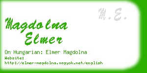 magdolna elmer business card